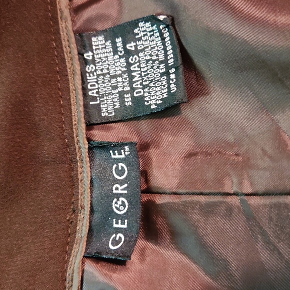 George lined slacks size 4 - Picture 6 of 9